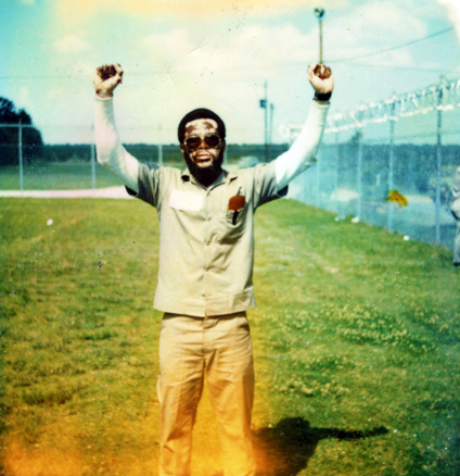 Connie Tyndall, one of the Wilmington Ten, in prison in Wagram, North Carolina (1976)